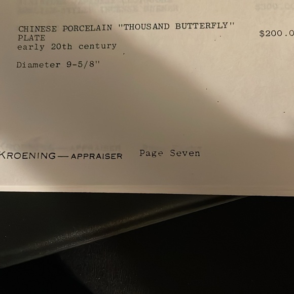 Plate *made and purchased in China*  🇨🇳 - Picture 4 of 4